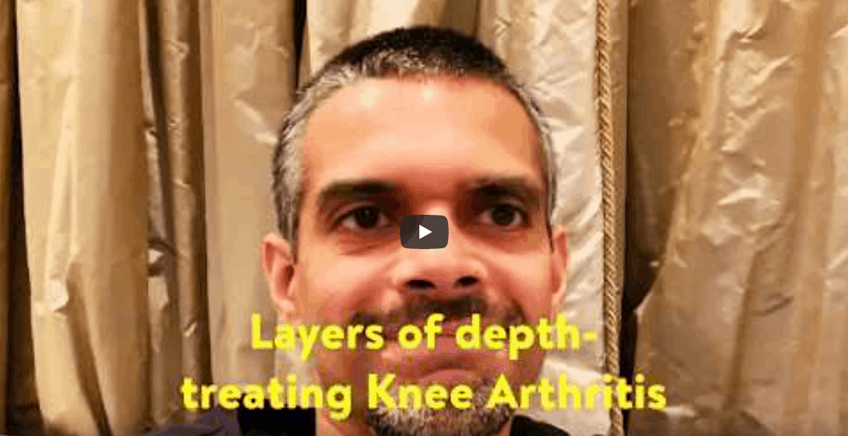 Layers and depth in treating knee arthritis