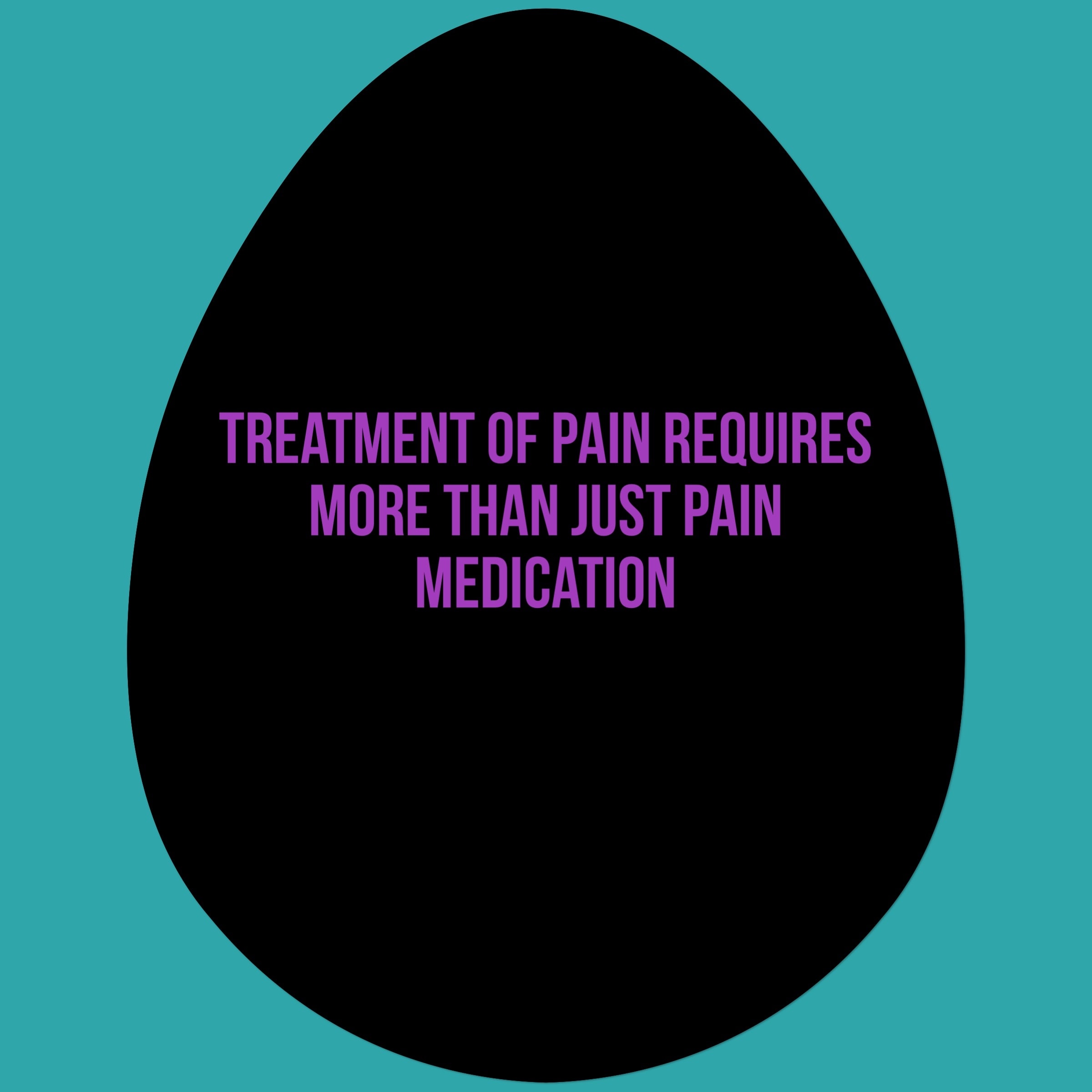 Treatment of Pain requires more than just a pain medication prescription