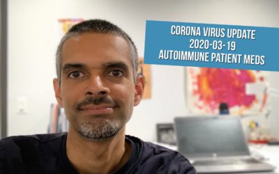 Corona Update- 20200319- Autoimmune Patient Meds