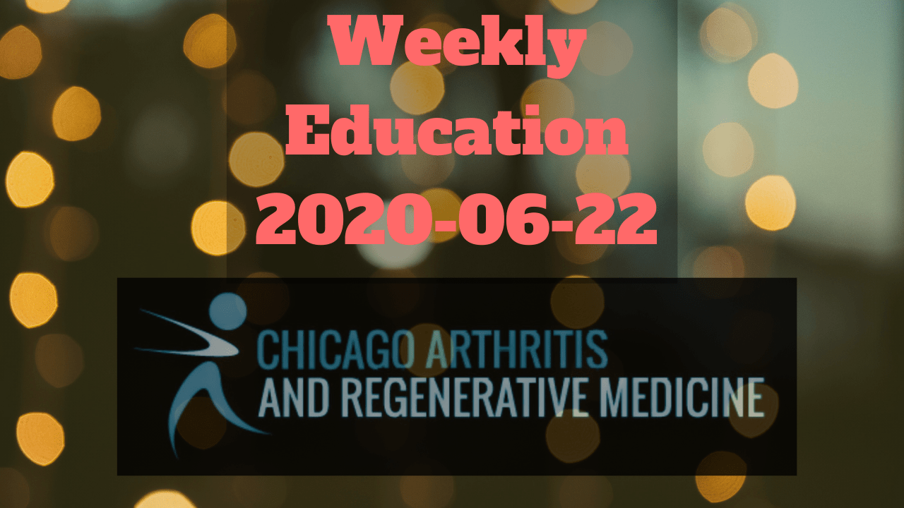 Weekly Education meeting 2020-06-22