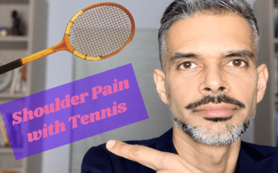 Why does my shoulder hurt when playing tennis?