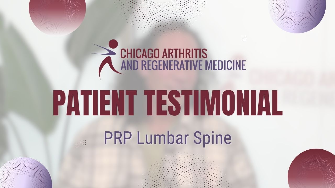 Peter’s PRP Lumbar Spine and Right Knee | Chicago Arthritis Testimonial