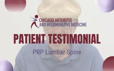 James’ PRP Treatment for Lumbar Spine | Chicago Arthritis Testimonial